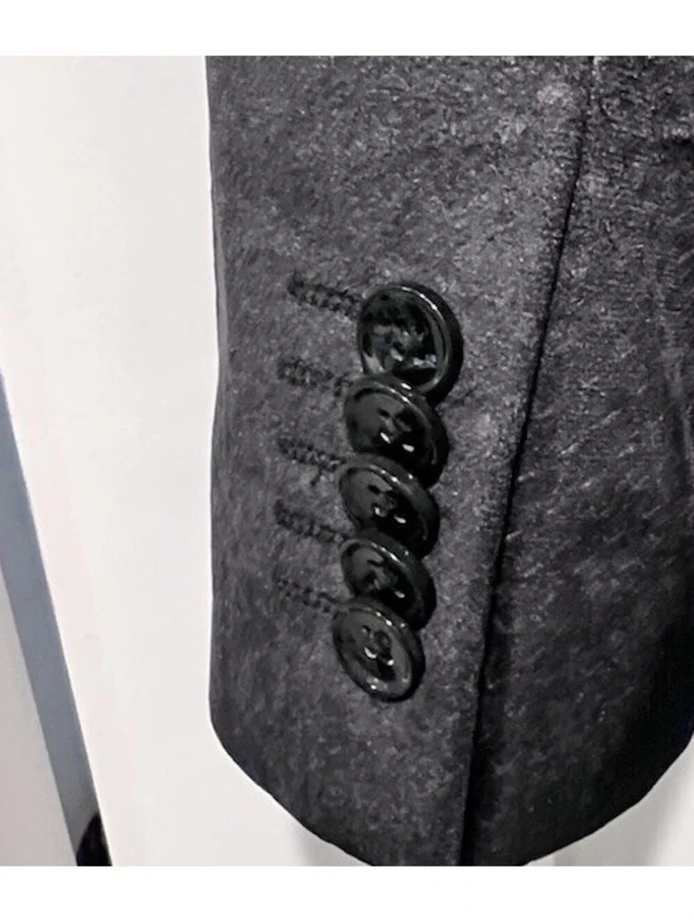 Soul of London Blazer Men’s 42R Black Velvet Sport Coat Jacket Lined